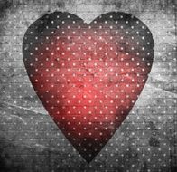 Vintage heart N14