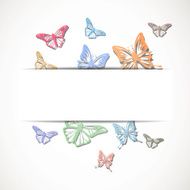 Vector Abstract Butterflies