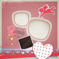 Vector Valentines Background N4