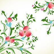 floral ornament for your design N7