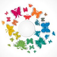 creative butterfly background