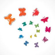 butterfly background N16