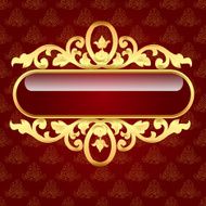 background with glass frame