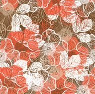 Seamless pattern with peony N7