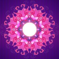 Cold flower (place for your text)
