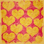 grunge scratched hearts background N2