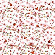 nature seamless texture watercolor N23