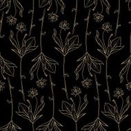 Herbal seamless pattern N4