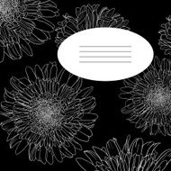 Floral card with gerbers N3