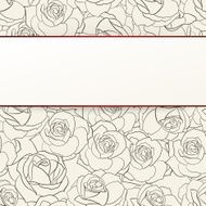 Rose seamless background N11