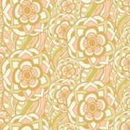 Vintage floral seamless pattern Vector N11