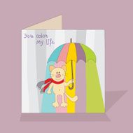 Vector holiday card N2
