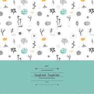 Floral card N43