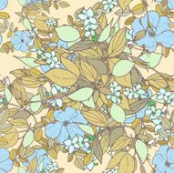 floral seamless pattern N698