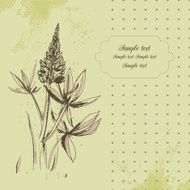 Floral card N45