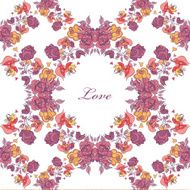 Vintage roses seamless pattern N2