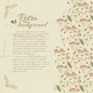 Vintage flowers background N30