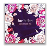 card with roses N2