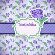 Vintage flowers background N34