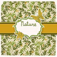 Vintage flowers background N38