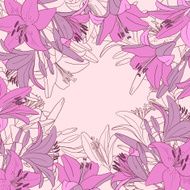floral frame N202