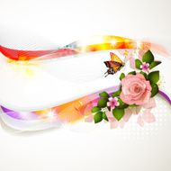 Background with flowers N44