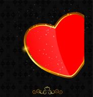 Abstract background with card suits for design Vector illustration