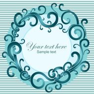 blue vignette
