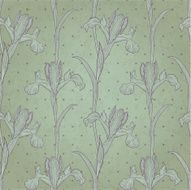 blueflag floral seamless background