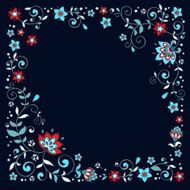 Elegant floral frame N2
