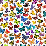 background of butterflies