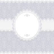 Invitation anniversary card with label for your text