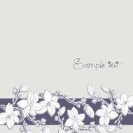 background magnolia flowers for card or invitation N2