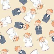Seamless wedding background N2