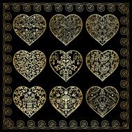 Set of hearts N22