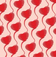 Heart origami Background illustration