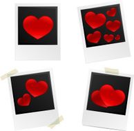 heart photos frames