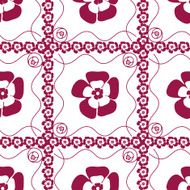 Seamless pattern with flowers N96