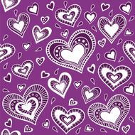Pattern purple heart