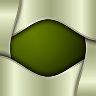 Green metal backdrop