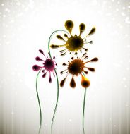 Abstract Flowers N22