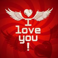 i love you card N11