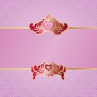 Valentine Ornament Background