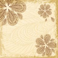 Vintage floral pattern N22