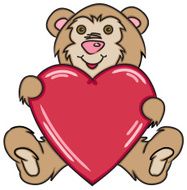 Bear Heart ISOLATED