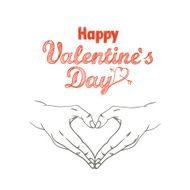 Happy Valentines Day Greeting Card N19