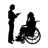 Vector silhouettes of couple N60
