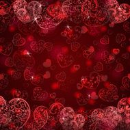 background of hearts N18