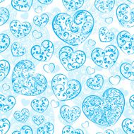 Seamless pattern of hearts N60