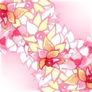 Watercolor Flowers N136